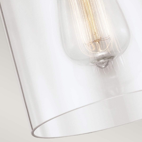Hounslow 1 Light Pendelleuchte Nickel poliert - Nickel poliert der Firma Elstead