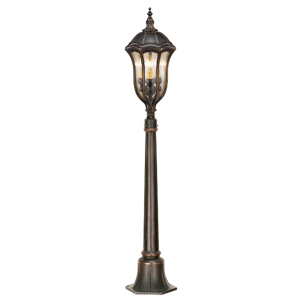 Baton Rouge 3 Lichtpoller - Walnuss der Firma Elstead