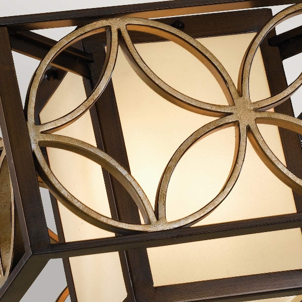Remy 2 Flush - Heritage Bronze/Parissiene Gold der Firma Elstead