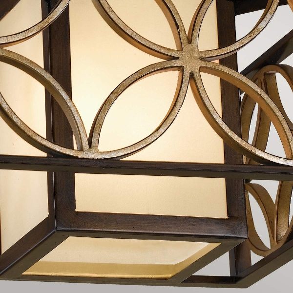 Remy 2 Flush - Heritage Bronze/Parissiene Gold der Firma Elstead