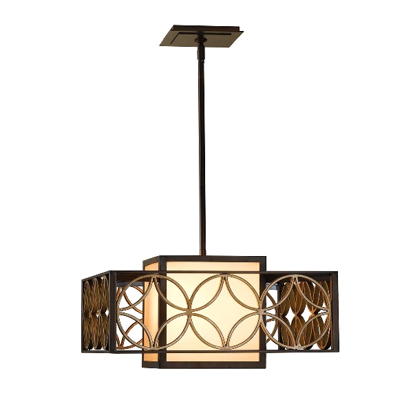 Elstead Remy 1 Pendelleuchte Kronleuchter - Heritage Bronze/Parissiene Gold FE-REMY-P-B