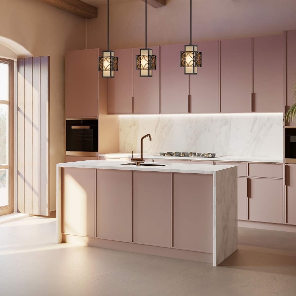 Remy 1 Pendelleuchte - Heritage Bronze/Parissiene Gold der Firma Elstead