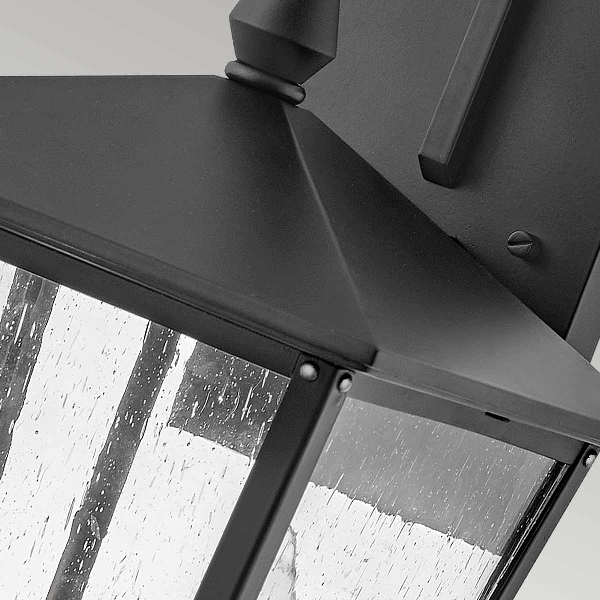 Huntersfield 2 Light Medium Wandlaterne - Schwarz der Firma Elstead