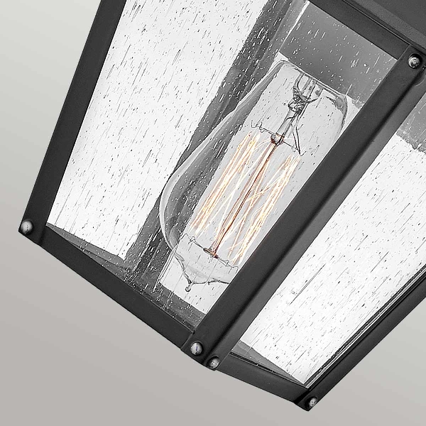 Huntersfield 1 Licht kleine Wandlaterne - Schwarz der Firma Elstead