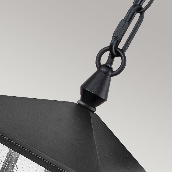 Huntersfield 3 Light Large Kettenlaterne - Schwarz der Firma Elstead