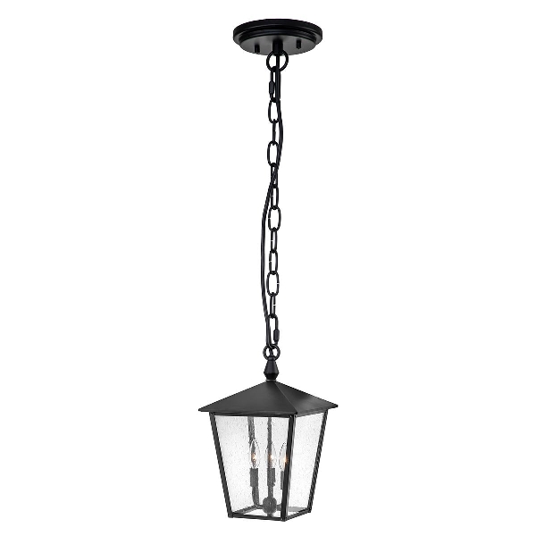 Huntersfield 3 Light Large Kettenlaterne - Schwarz der Firma Elstead