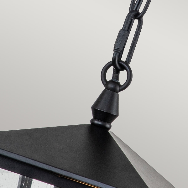 Huntersfield 1 Light Small Kettenlaterne - Schwarz der Firma Elstead