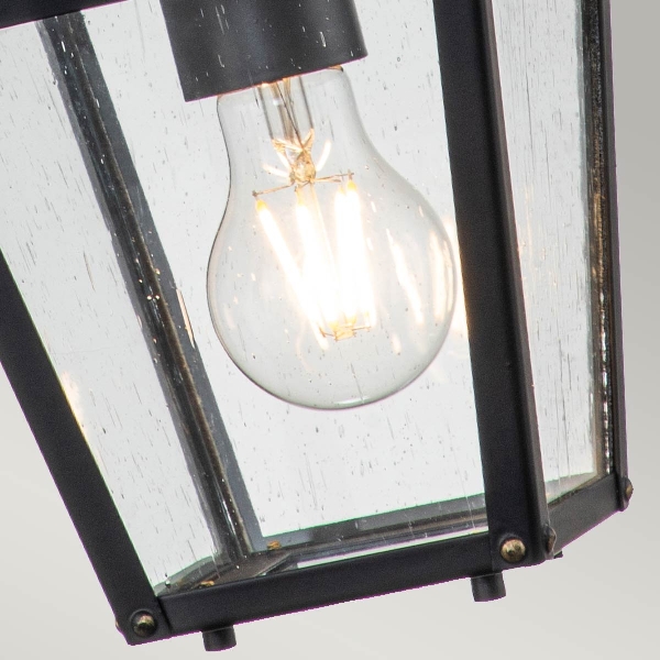 Huntersfield 1 Light Small Kettenlaterne - Schwarz der Firma Elstead