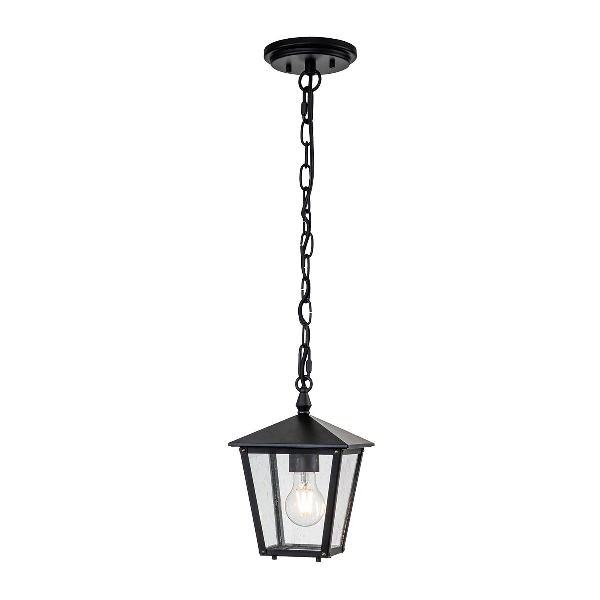 Huntersfield 1 Light Small Kettenlaterne - Schwarz der Firma Elstead