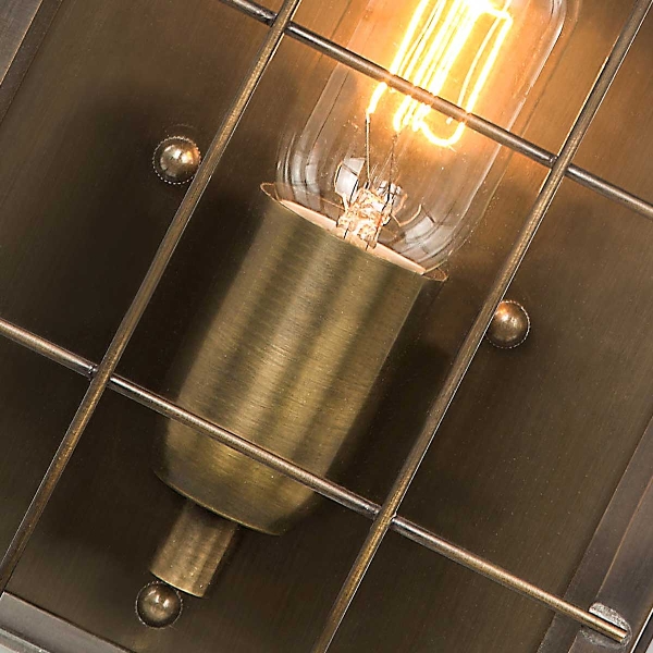 Hyde Park 1 Licht Wandlaterne - Aged Brass der Firma Elstead