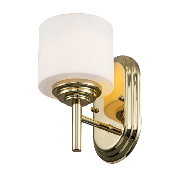 Elstead Malibu 1 Wandleuchte - Messing poliert FE-MALIBU1-BATH-PB