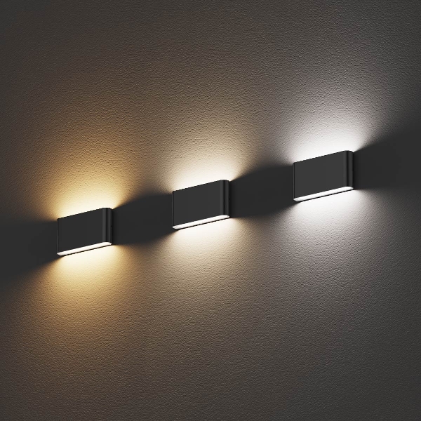 Jens LED-Wandleuchte - Schwarz der Firma Elstead