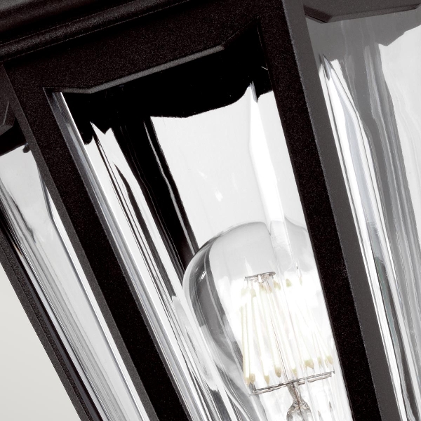 Kinsale 1 Licht Wandlaterne - Schwarz der Firma Elstead
