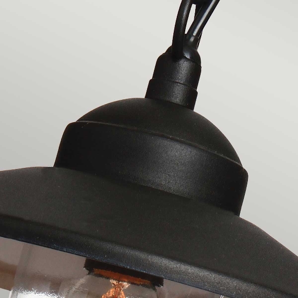 Klampenborg 1 Lichtketten-Laterne - Schwarz der Firma Elstead