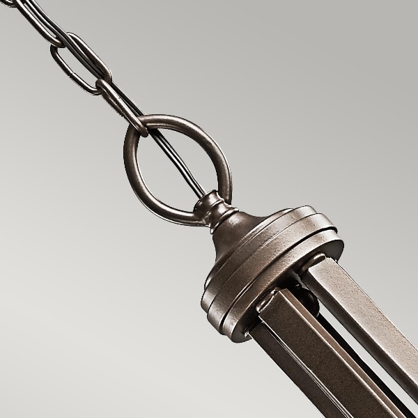 Lacey 5 Licht Kronleuchter - Mission Bronze der Firma Elstead
