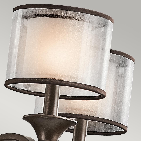 Lacey 5 Licht Kronleuchter - Mission Bronze der Firma Elstead