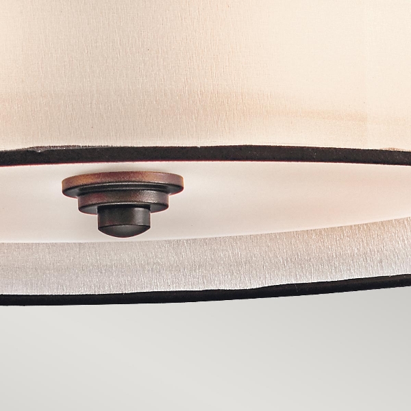 Lacey 4 Light Large Pendelleuchte - Mission Bronze der Firma Elstead