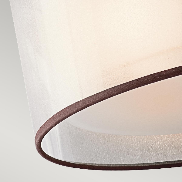 Lacey 3 Light Small Semi-Flush - Mission Bronze der Firma Elstead