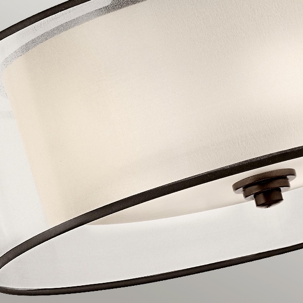Lacey 4 Light Semi-Flush - Mission Bronze der Firma Elstead
