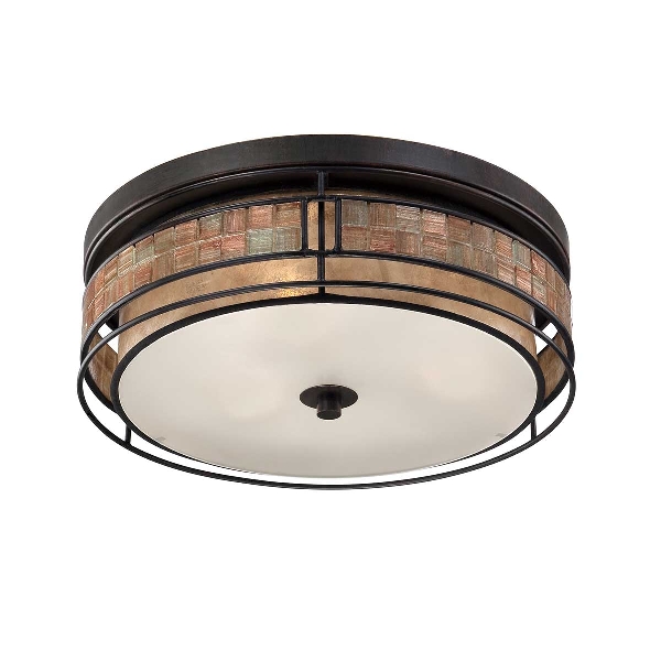 Elstead Laguna 3 Licht große bündig - Renaissance-Kupfer QZ-LAGUNA-F-L