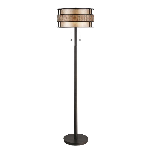 Elstead Laguna 2 Light Stehleuchte - Renaissance Kupfer QZ-LAGUNA-FL-A
