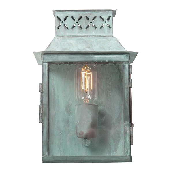 Lambeth Palace 1 Licht Wandlaterne -Verdigris der Firma Elstead