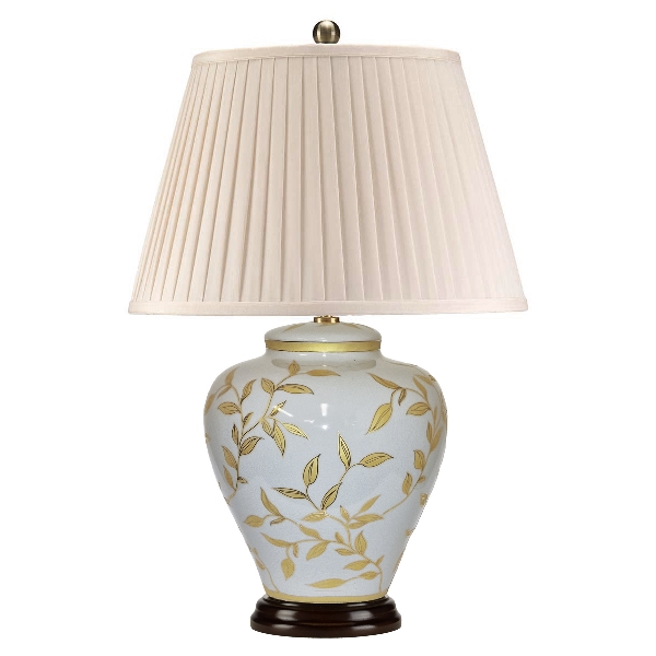 Leaves Brown Gold 1 Light Tischlampe - Braun und Gold der Firma Elstead