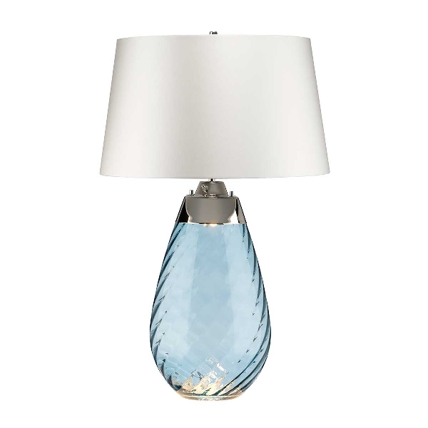 Elstead Lena 2 Tischleuchte LENA-TL-L-BLUE-OWSS