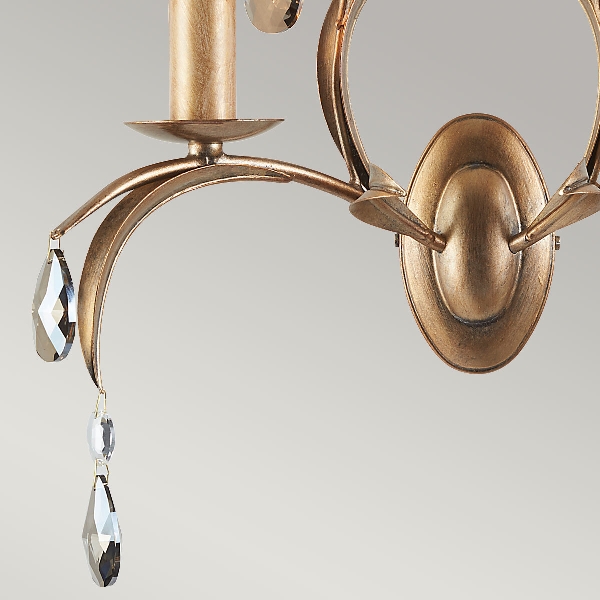 Lily 2 Light Wall Light - Bronze Patina der Firma Elstead