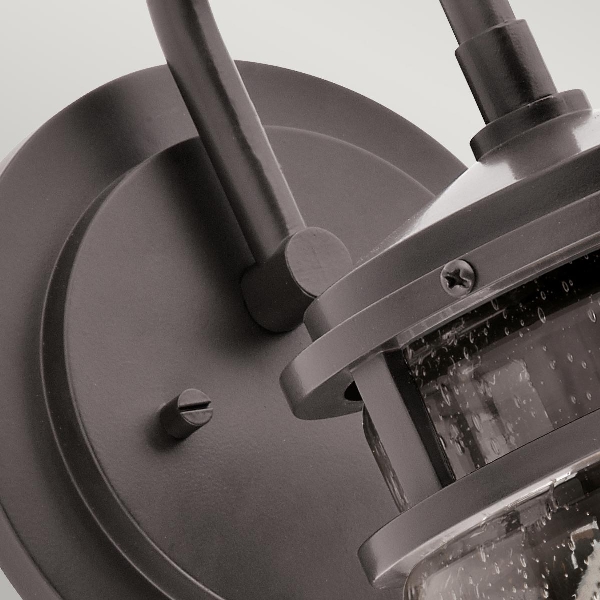 Lyndon 1 Light Medium Wall Lantern - Architectural Bronze der Firma Elstead