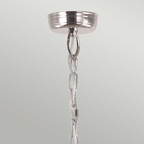 Mansion House 3 Light Chain Lantern - Polished Nickel der Firma Elstead