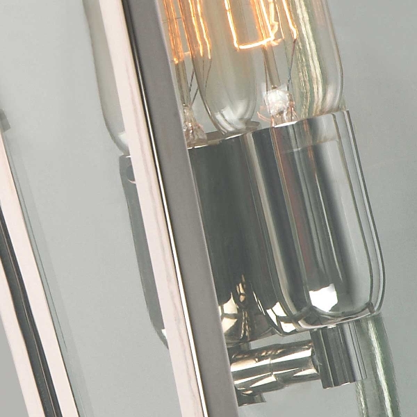 Mansion House 1 Light Wall Lantern - Polished Nickel der Firma Elstead