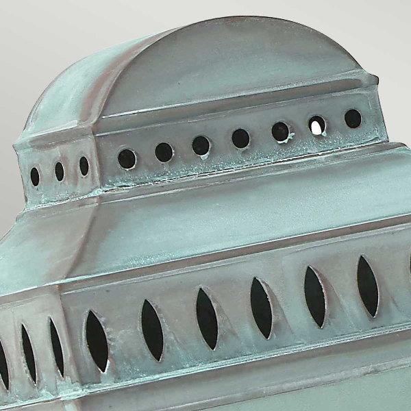 Mansion House 1 Light Wall Lantern - Verdigris der Firma Elstead