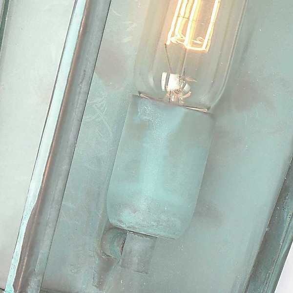 Mansion House 1 Light Wall Lantern - Verdigris der Firma Elstead