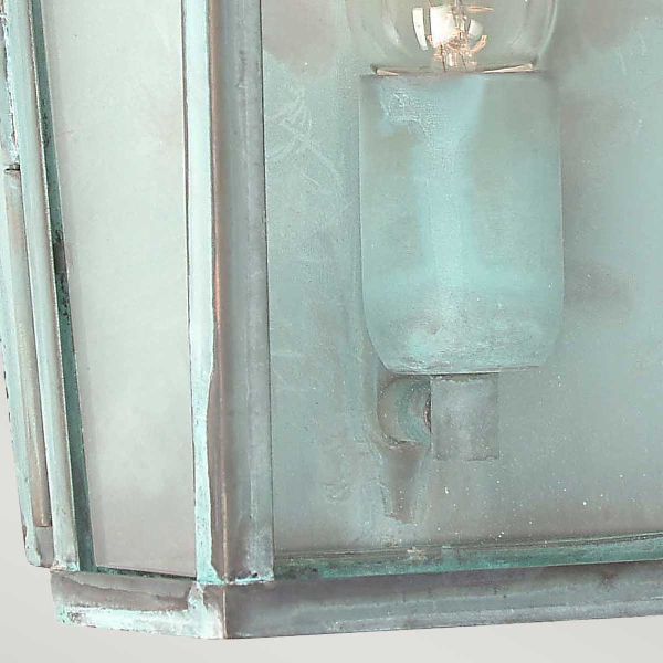 Mansion House 1 Light Wall Lantern - Verdigris der Firma Elstead