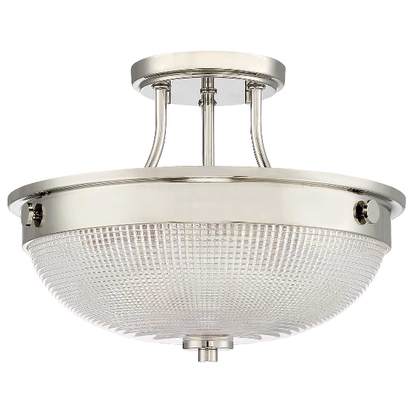 Mantle 2 Light Semi-Flush - Imperial Silver der Firma Elstead