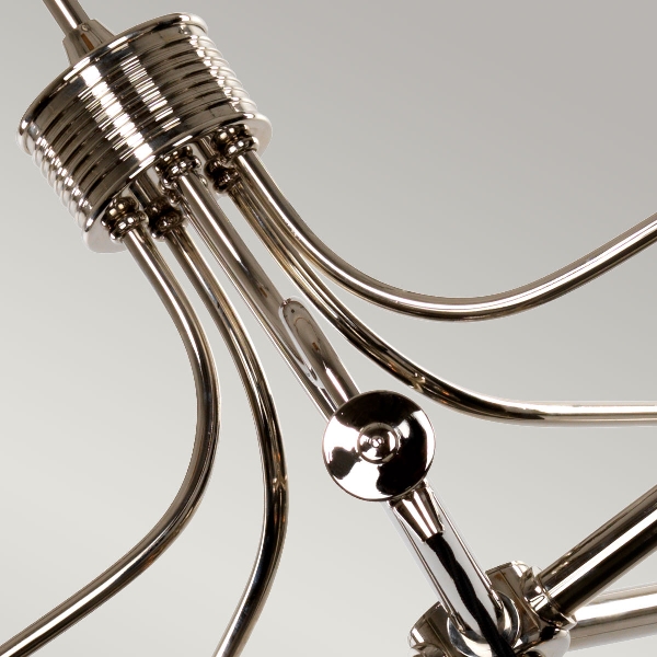 Douille 5 Light Chandelier - Polished Nickel der Firma Elstead