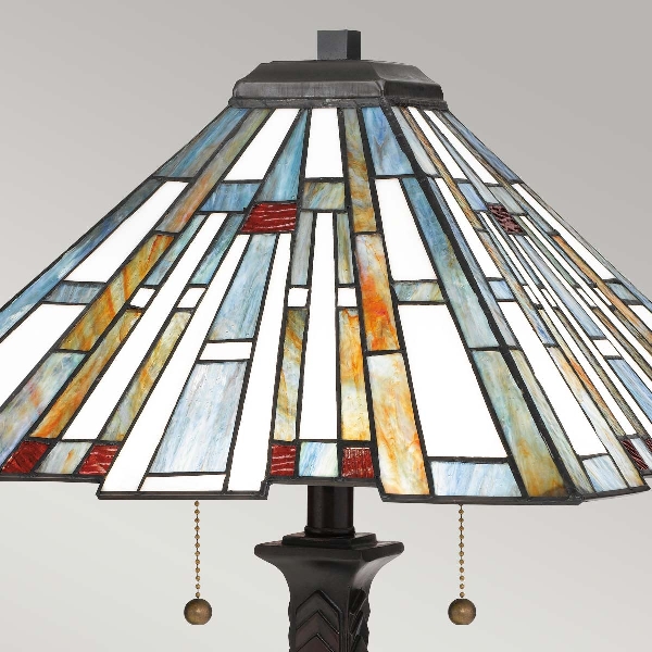 Maybeck 2 Light Table Lamp - Valiant Bronze der Firma Elstead