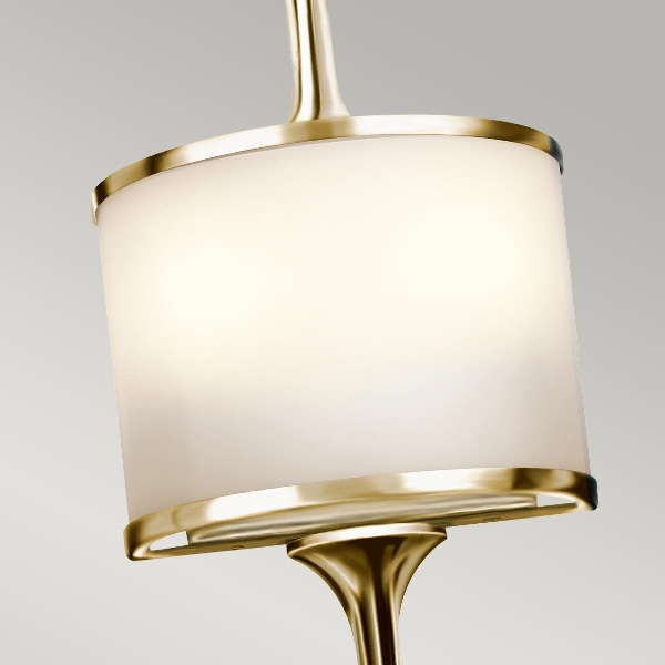 Mona 2 Light Small Wall Light - Polished Brass der Firma Elstead