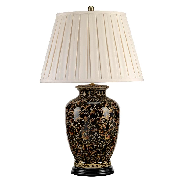 Morris 1 Light Large Table Lamp - Gold and Black der Firma Elstead