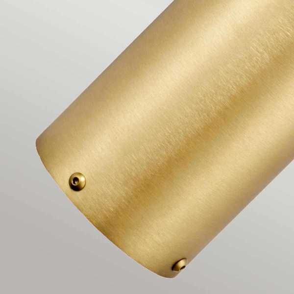 Newbrighton 1 Light Mini Bollard - Brushed Brass der Firma Elstead