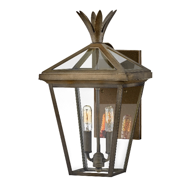 Palma 2lt Medium Wandlaterne - Brünierte Bronze der Firma Elstead