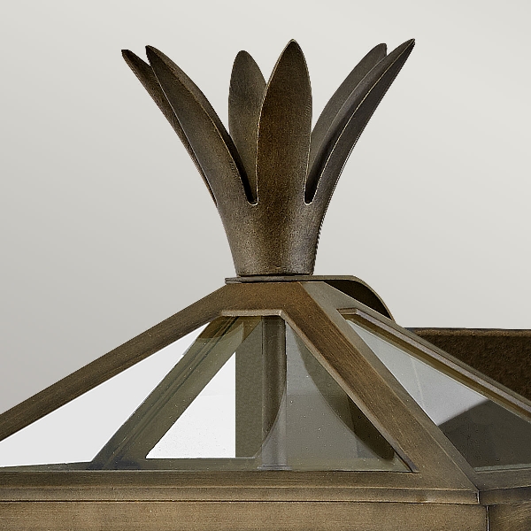 Palma 2lt Medium Wandlaterne - Brünierte Bronze der Firma Elstead
