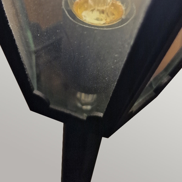 Parish 1 Light Säulenlaterne - Schwarz der Firma Elstead