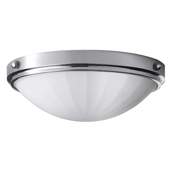 Elstead Perry 2 Light Flush - Chrom poliert FE-PERRY-F-BATH