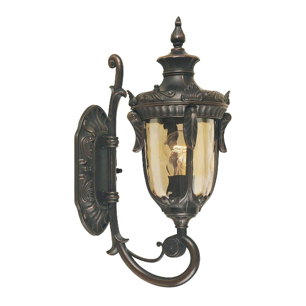 Philadelphia 1 leichte kleine Wandlaterne - Altbronze der Firma Elstead