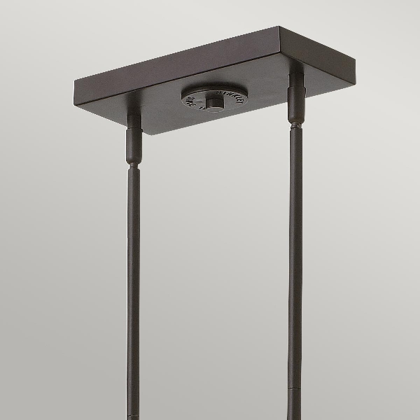 Rigby 3 Licht Insel Kronleuchter - Buckeye Bronze und Messing der Firma Elstead