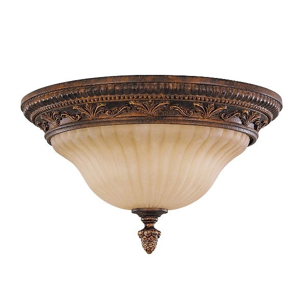 Elstead Sonoma Valley 2 Light Flush - Alterndes Schildpatt FE-SONOMAVALLEY-F