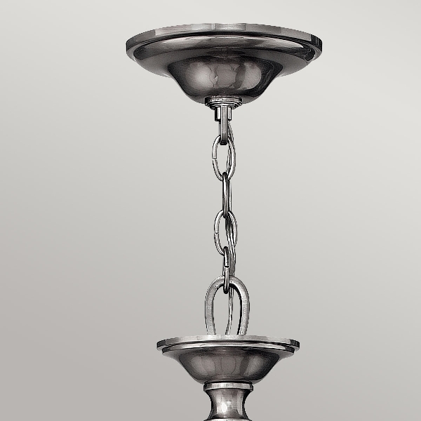 Sussex 5 Licht Kronleuchter - Gebürstetes Nickel der Firma Elstead