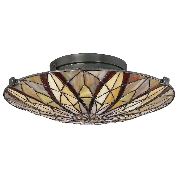 Victory 2 Light Semi-Flush - Valiant Bronze der Firma Elstead